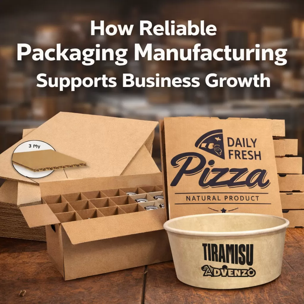How Reliable Packaging Manufacturing Supports Business Growth